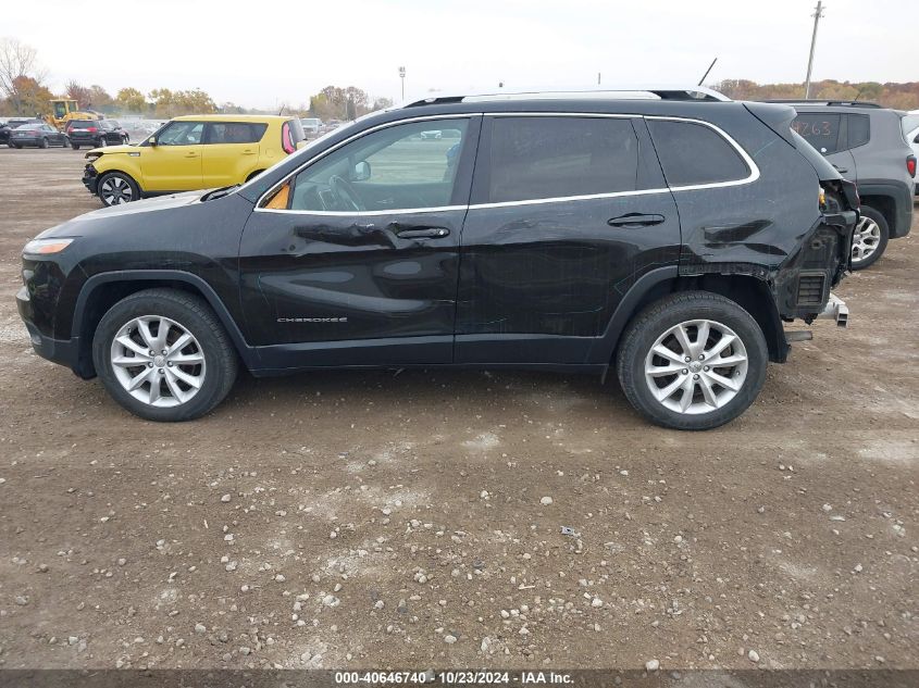 2015 Jeep Cherokee Limited VIN: 1C4PJMDS3FW718968 Lot: 40646740