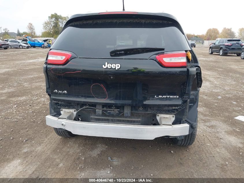 2015 Jeep Cherokee Limited VIN: 1C4PJMDS3FW718968 Lot: 40646740