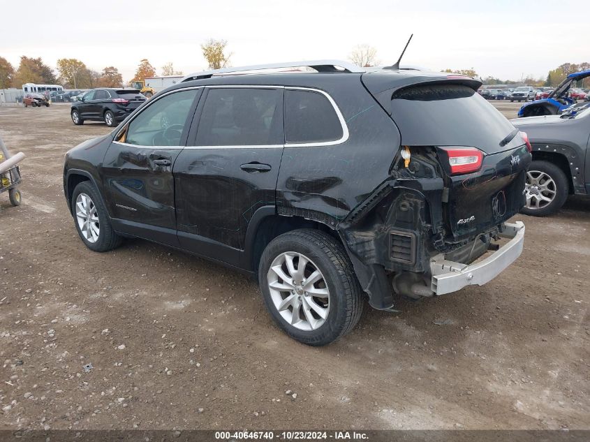 2015 Jeep Cherokee Limited VIN: 1C4PJMDS3FW718968 Lot: 40646740