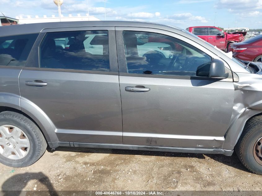 2012 Dodge Journey Se/Avp VIN: 3C4PDCAB8CT207179 Lot: 40646768