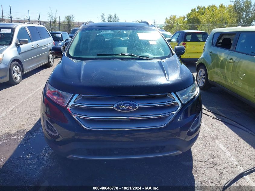 2017 Ford Edge Sel VIN: 2FMPK3J91HBC64549 Lot: 40646778