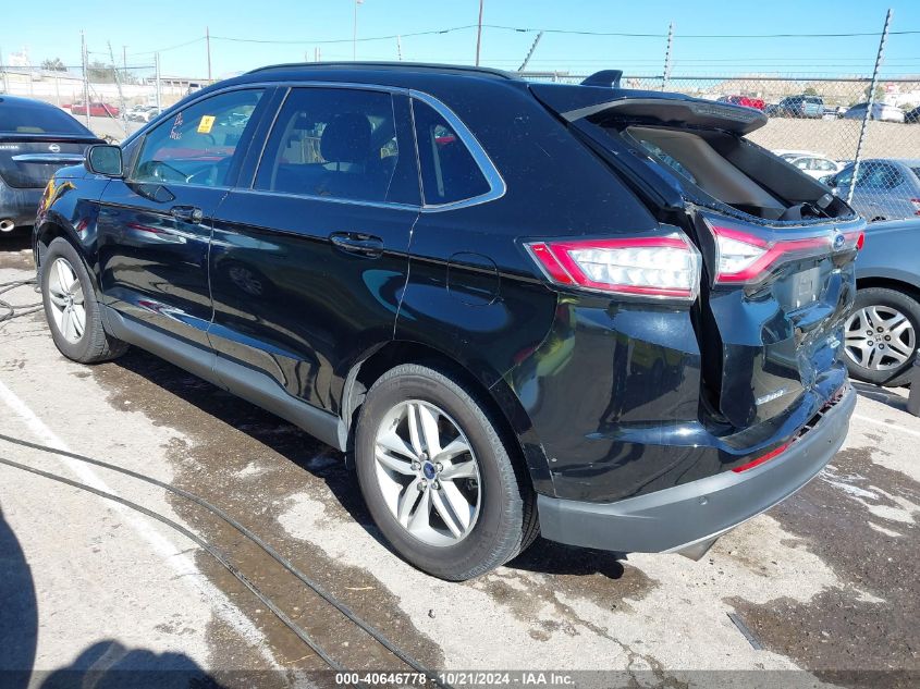 2017 Ford Edge Sel VIN: 2FMPK3J91HBC64549 Lot: 40646778