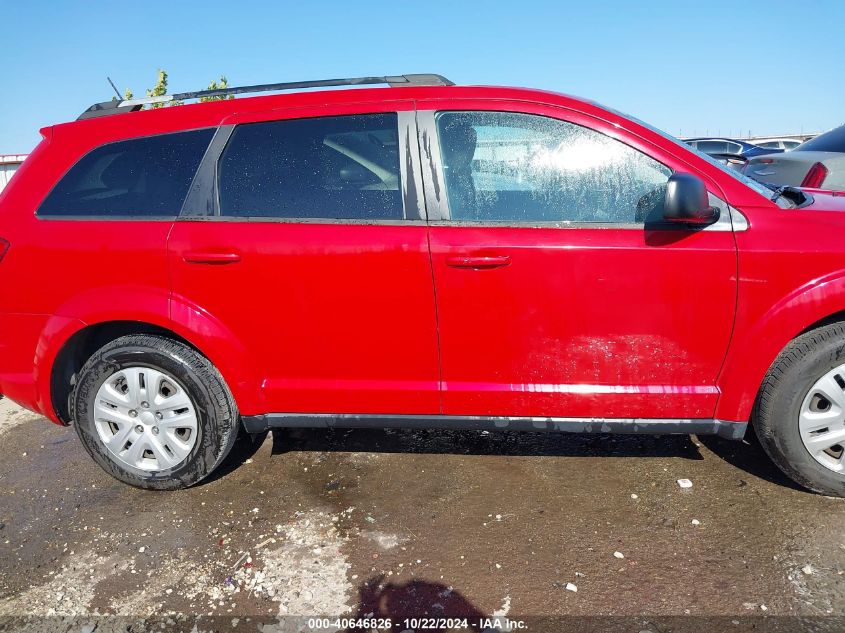 2017 Dodge Journey Se VIN: 3C4PDCAB1HT627115 Lot: 40646826