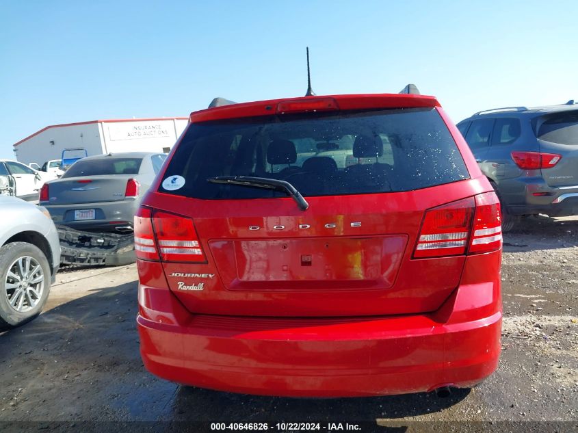 2017 Dodge Journey Se VIN: 3C4PDCAB1HT627115 Lot: 40646826