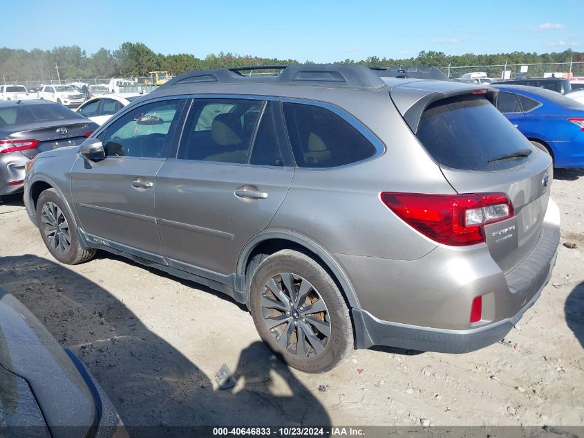 2015 Subaru Outback 2.5I Limited VIN: 4S4BSBJC8F3235935 Lot: 40646833