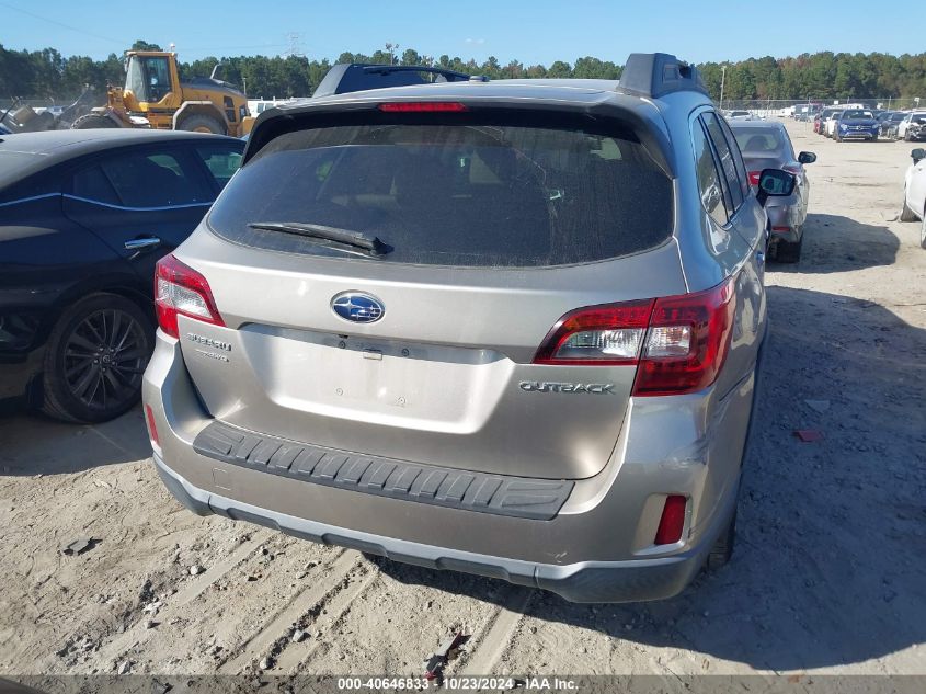 2015 Subaru Outback 2.5I Limited VIN: 4S4BSBJC8F3235935 Lot: 40646833