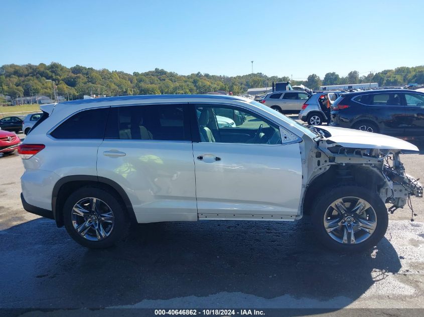 2019 Toyota Highlander Limited Platinum VIN: 5TDDZRFH1KS706838 Lot: 40646862