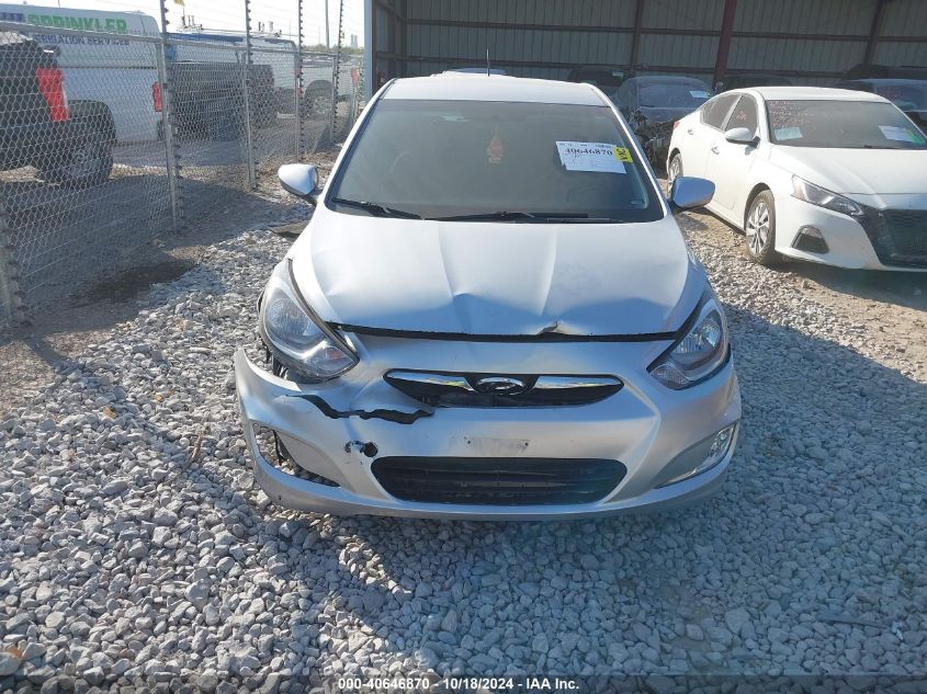 2012 Hyundai Accent Se VIN: KMHCU5AE6CU020478 Lot: 40646870