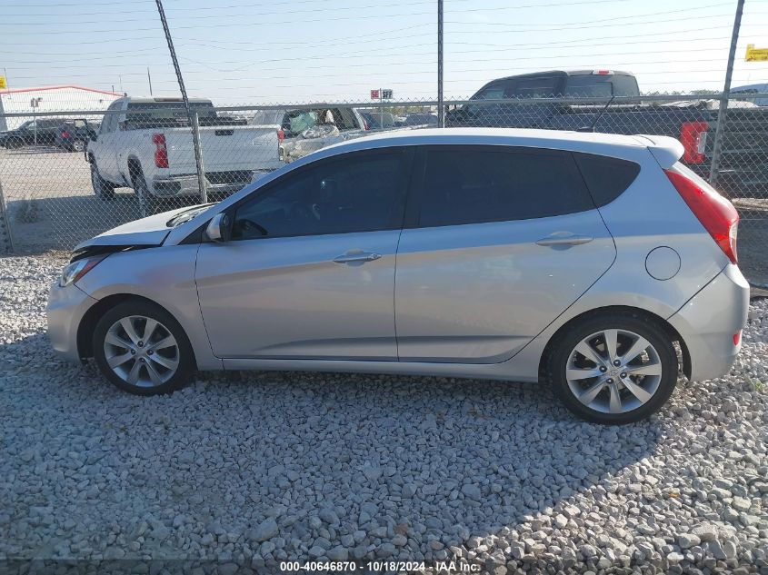 2012 Hyundai Accent Se VIN: KMHCU5AE6CU020478 Lot: 40646870