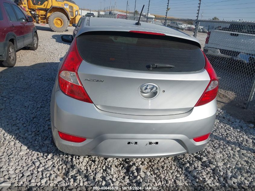 2012 Hyundai Accent Se VIN: KMHCU5AE6CU020478 Lot: 40646870