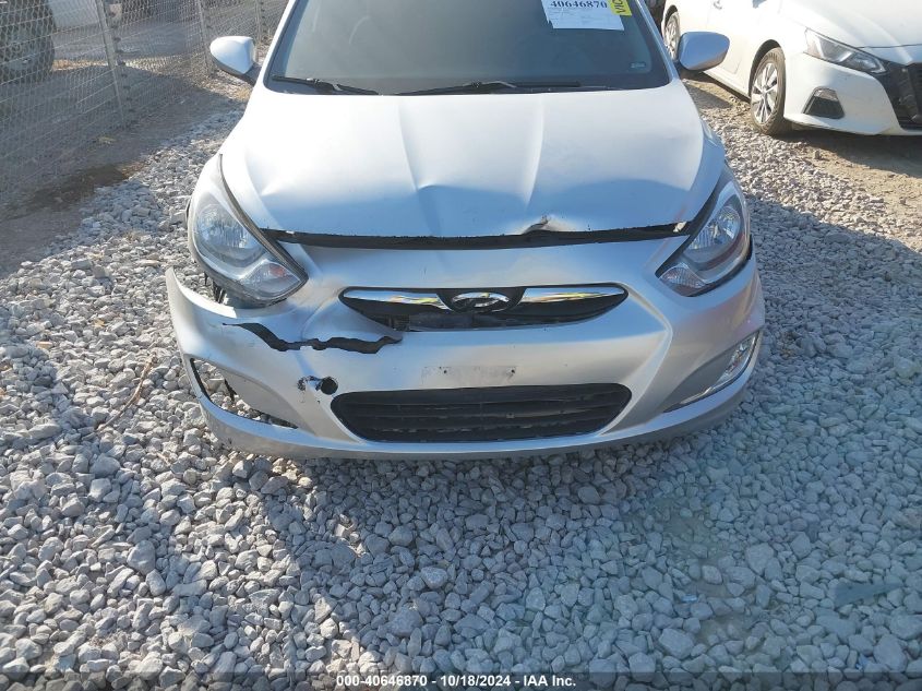 2012 Hyundai Accent Se VIN: KMHCU5AE6CU020478 Lot: 40646870