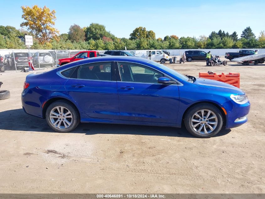 2016 Chrysler 200 Limited VIN: 1C3CCCAGXGN100965 Lot: 40646891