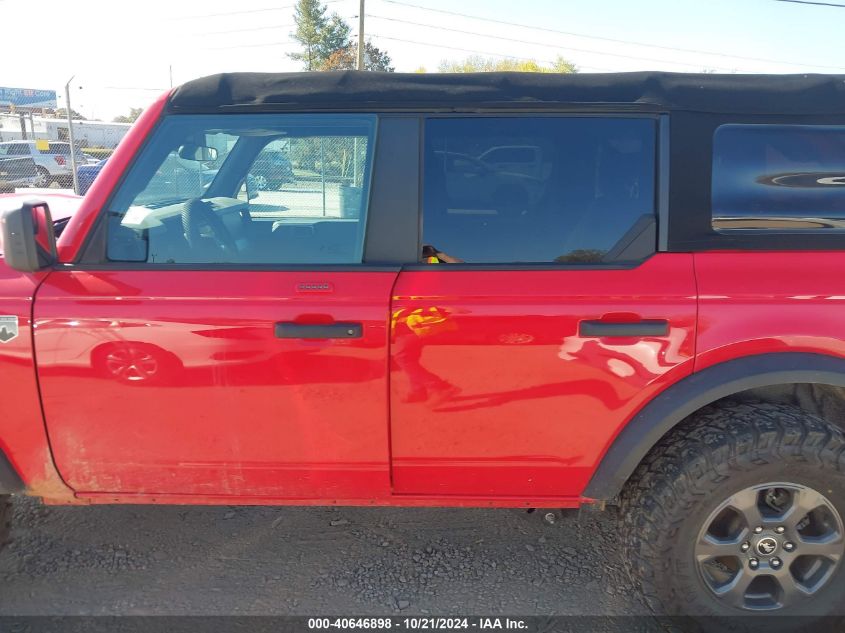 2022 Ford Bronco Big Bend VIN: 1FMDE5BHXNLA98295 Lot: 40646898