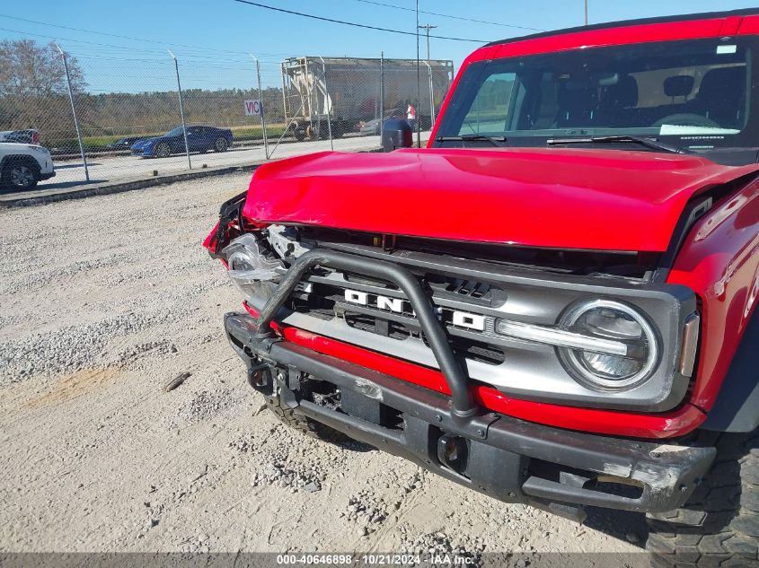 2022 Ford Bronco Big Bend VIN: 1FMDE5BHXNLA98295 Lot: 40646898