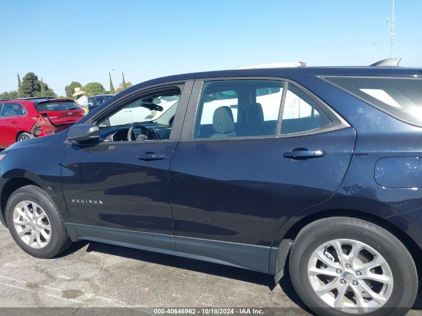 2020 Chevrolet Equinox Fwd Ls VIN: 2GNAXHEV0L6221619 Lot: 40646962