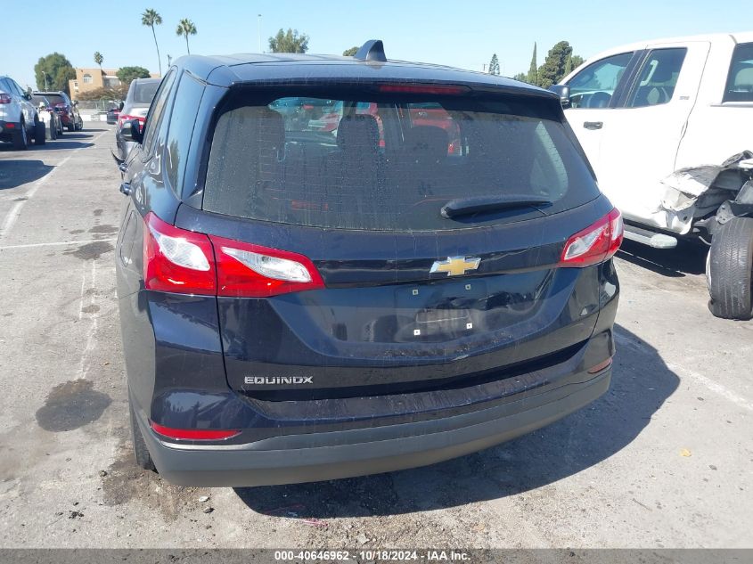 2020 Chevrolet Equinox Fwd Ls VIN: 2GNAXHEV0L6221619 Lot: 40646962