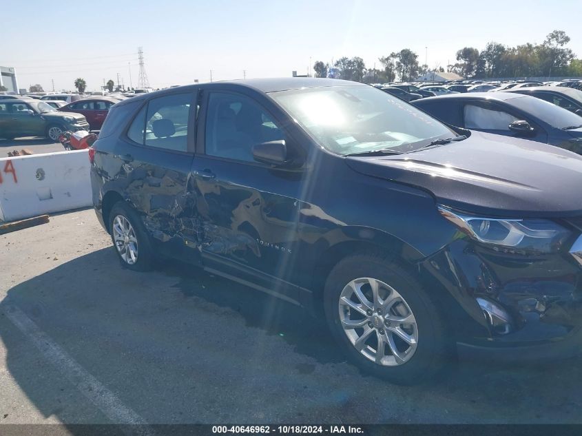 2020 Chevrolet Equinox Fwd Ls VIN: 2GNAXHEV0L6221619 Lot: 40646962