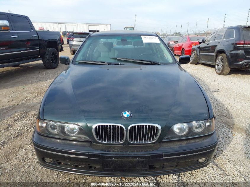 2001 BMW 540Ia VIN: WBADN63491GM73017 Lot: 40646973