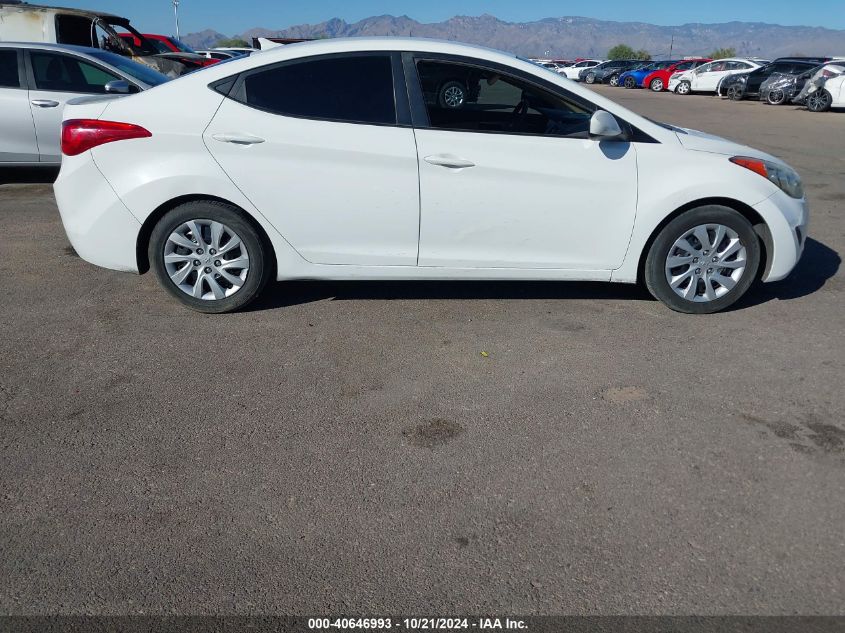 2011 Hyundai Elantra Gls/Limited VIN: 5NPDH4AEXBH031631 Lot: 40646993