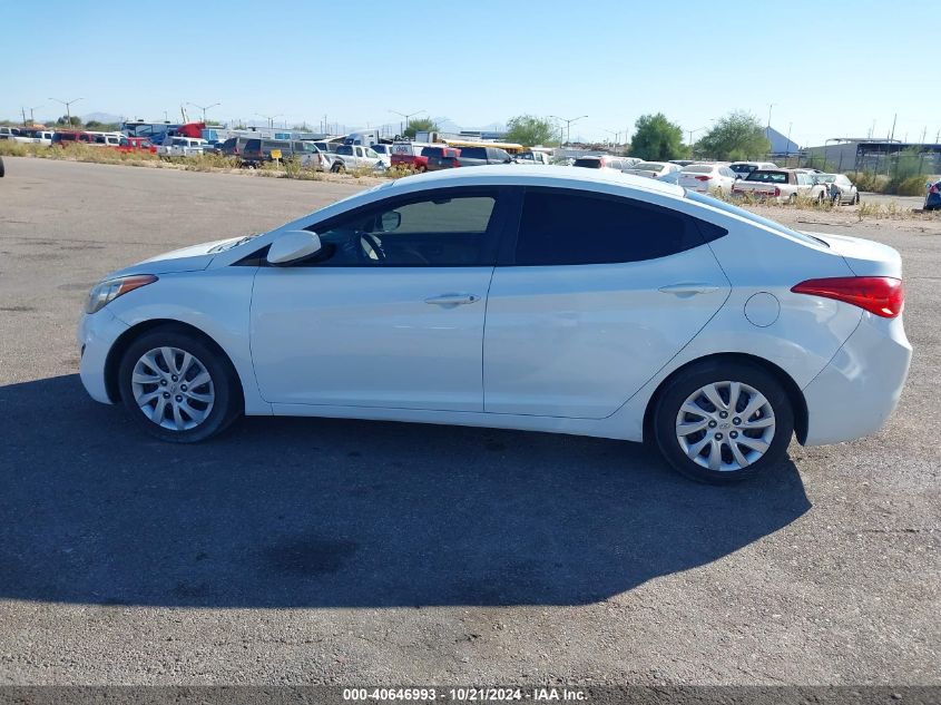 2011 Hyundai Elantra Gls/Limited VIN: 5NPDH4AEXBH031631 Lot: 40646993