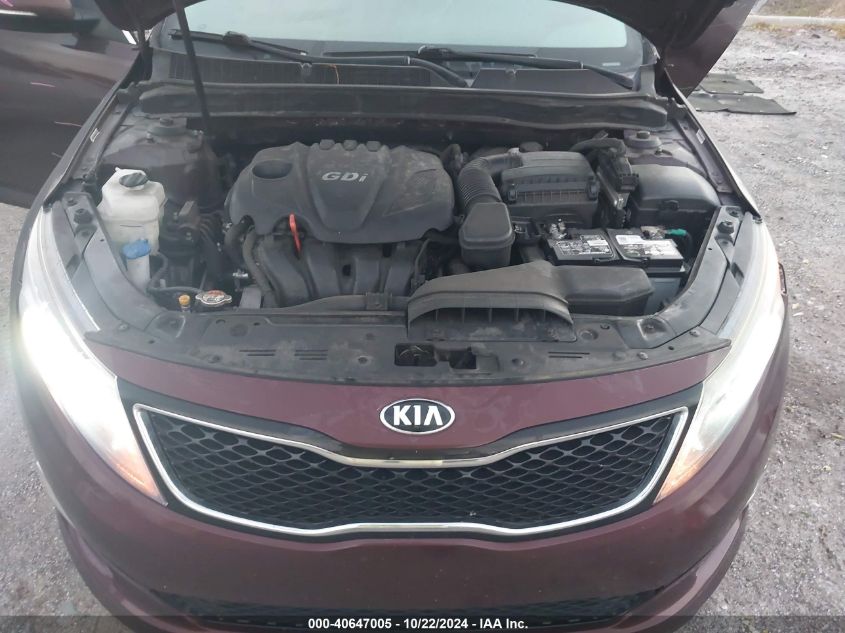 2014 Kia Optima Lx VIN: 5XXGM4A71EG318821 Lot: 40647005