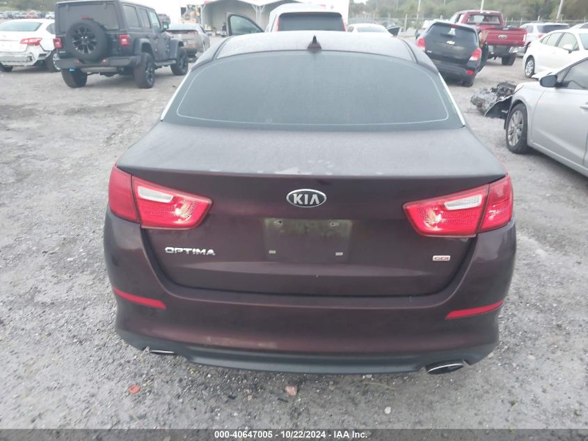 2014 Kia Optima Lx VIN: 5XXGM4A71EG318821 Lot: 40647005