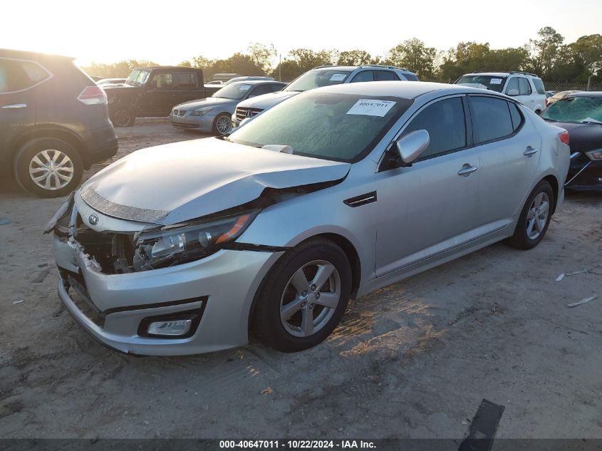 VIN 5XXGM4A77EG329936 2014 KIA Optima, LX no.2