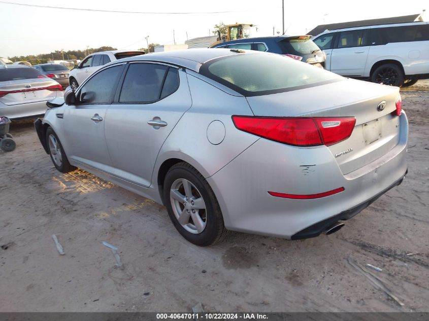 VIN 5XXGM4A77EG329936 2014 KIA Optima, LX no.3