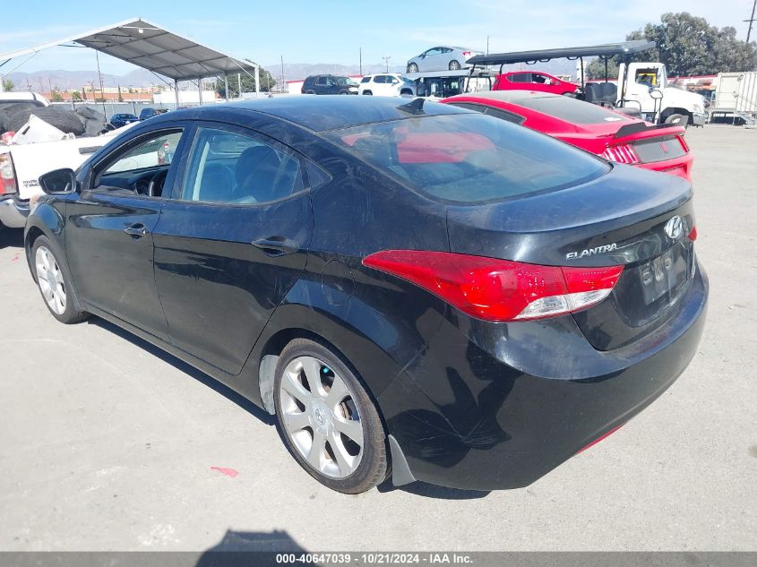 VIN KMHDH4AE0DU698857 2013 Hyundai Elantra, Limited no.3