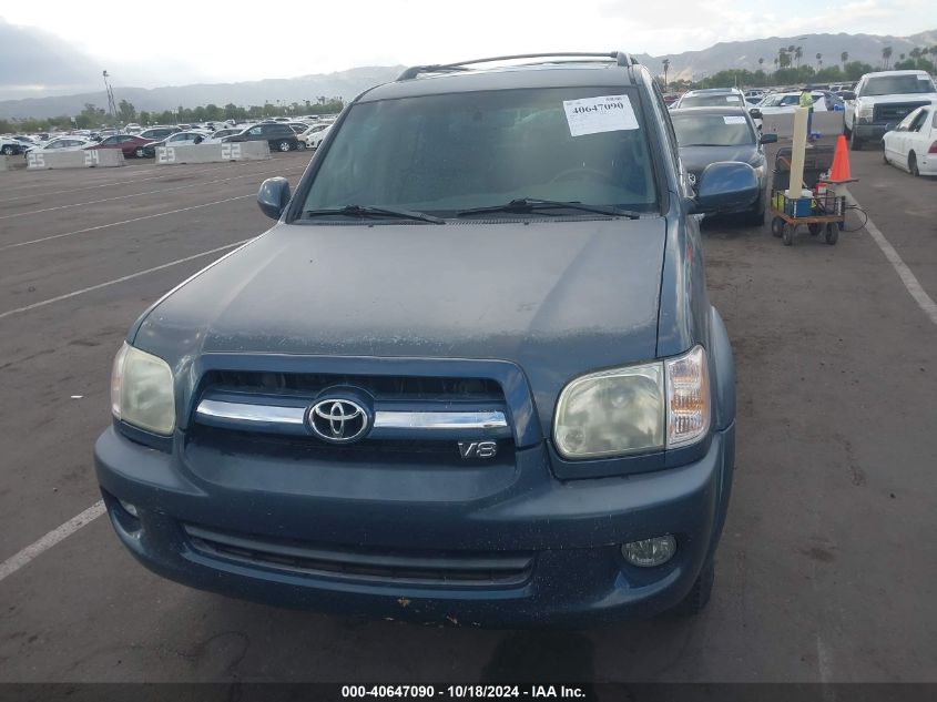 2005 Toyota Sequoia Sr5 V8 VIN: 5TDZT34A65S247577 Lot: 40647090