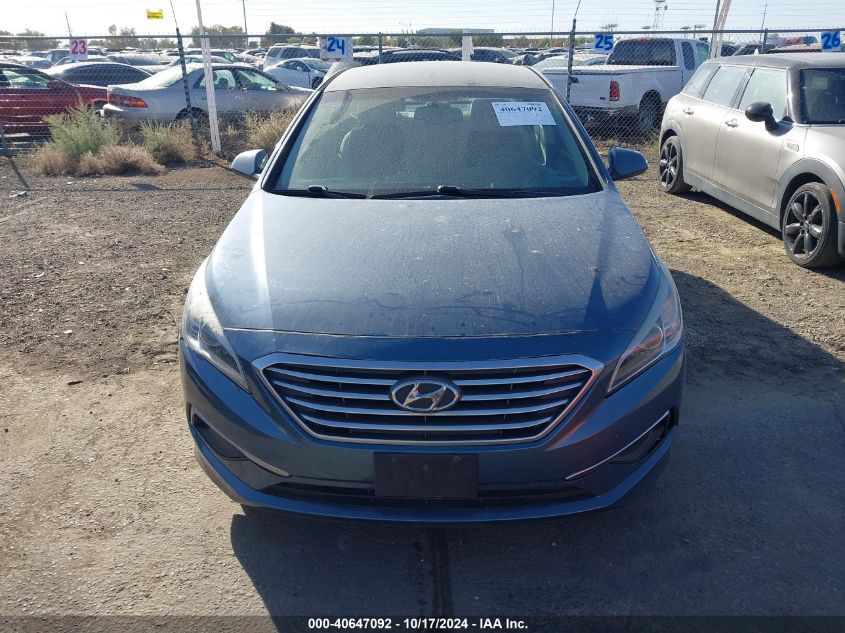 2016 Hyundai Sonata Se VIN: 5NPE24AF4GH281307 Lot: 40647092