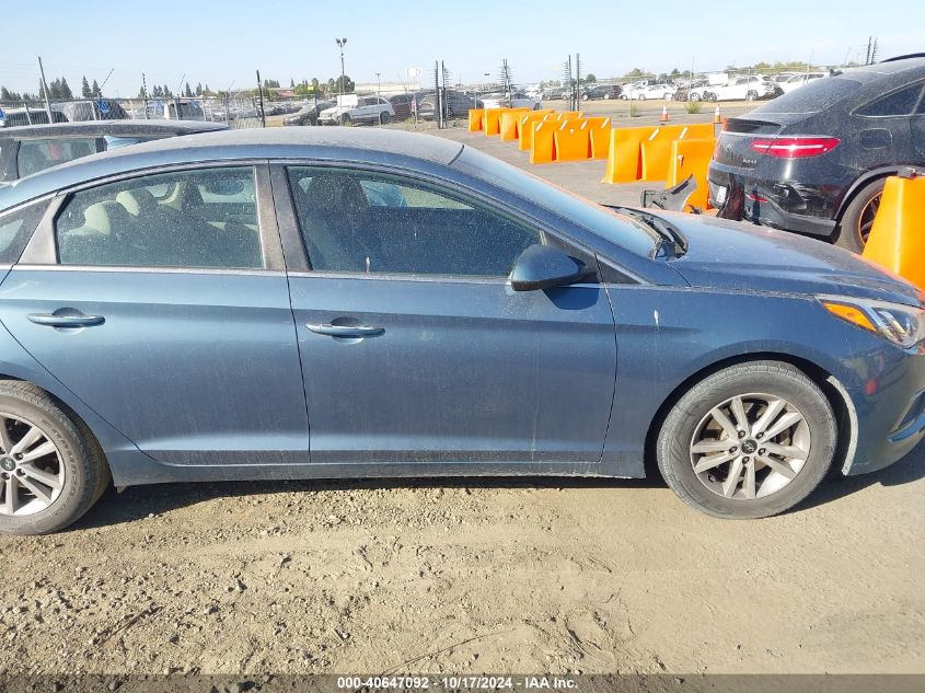 2016 Hyundai Sonata Se VIN: 5NPE24AF4GH281307 Lot: 40647092