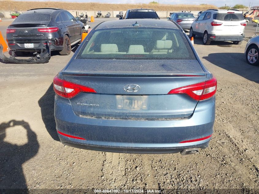 2016 Hyundai Sonata Se VIN: 5NPE24AF4GH281307 Lot: 40647092