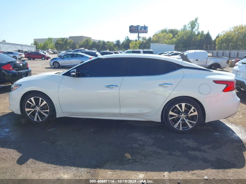 2017 Nissan Maxima 3.5 Platinum VIN: 1N4AA6AP5HC406825 Lot: 40647114