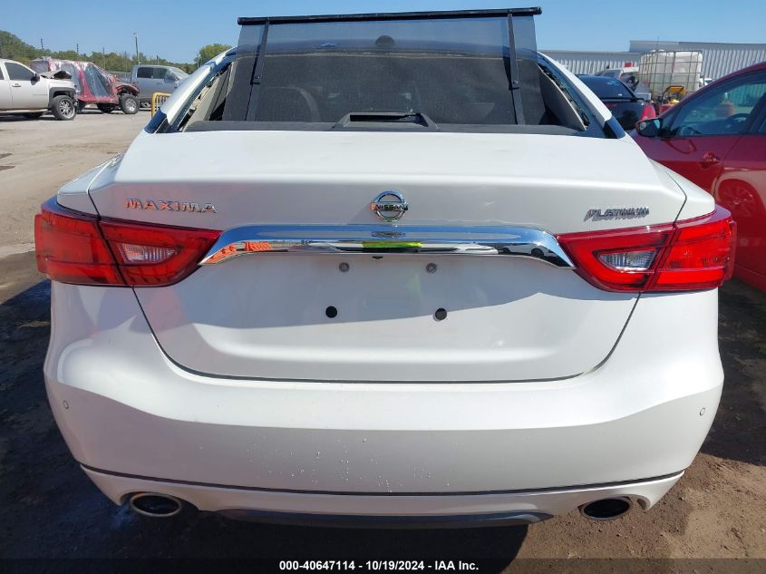 2017 NISSAN MAXIMA 3.5 PLATINUM - 1N4AA6AP5HC406825