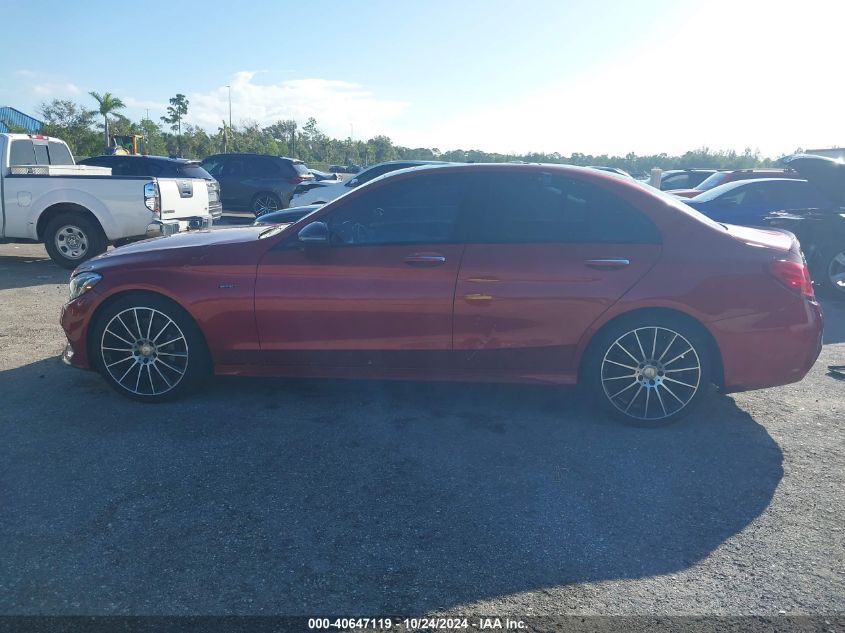 2016 Mercedes-Benz C 450 Amg 4Matic VIN: 55SWF6EB9GU137843 Lot: 40647119