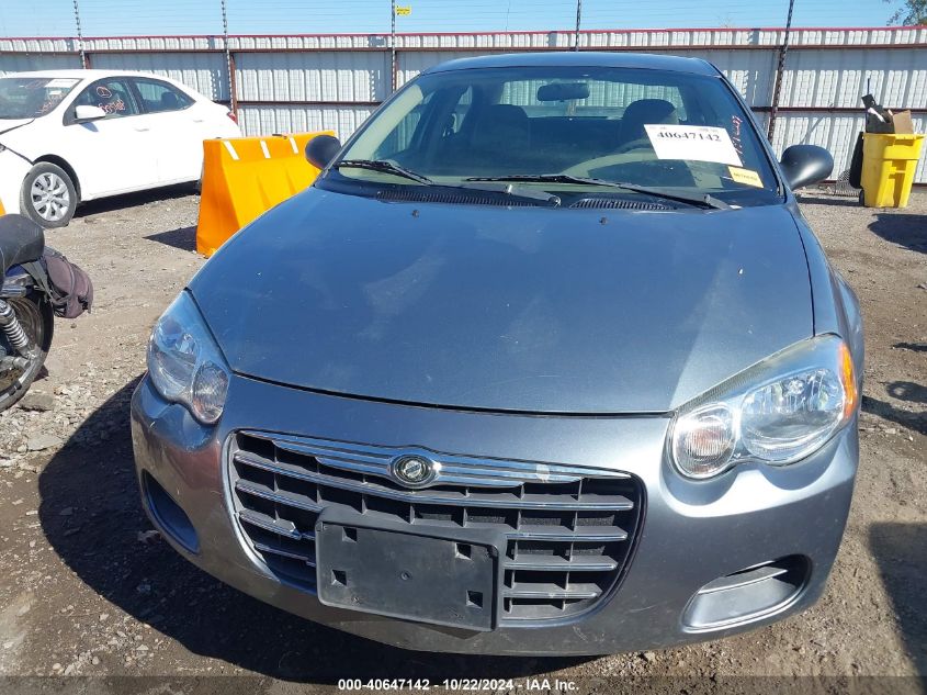 2006 Chrysler Sebring VIN: 1C3EL46X36N142996 Lot: 40647142