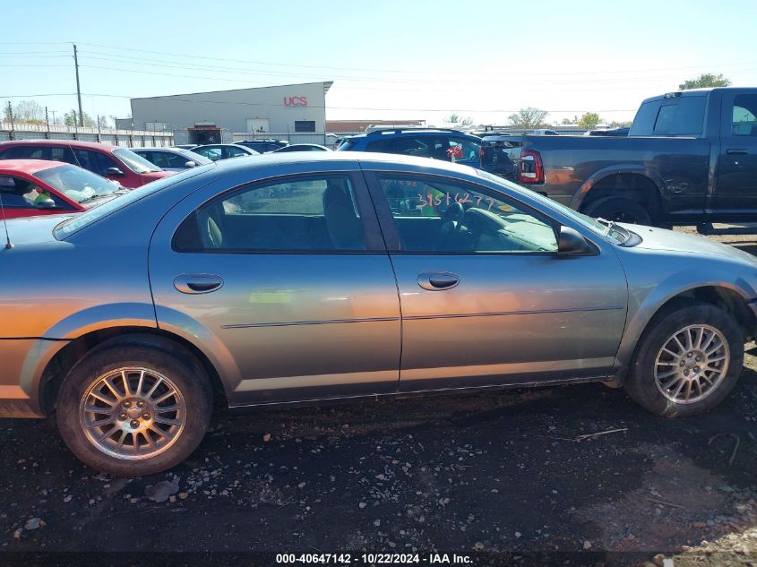 2006 Chrysler Sebring VIN: 1C3EL46X36N142996 Lot: 40647142