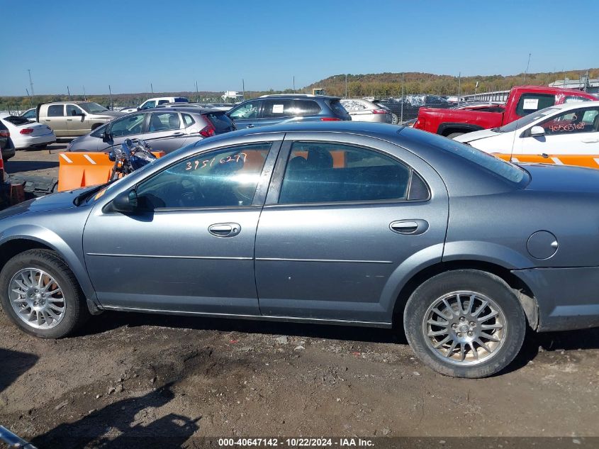 2006 Chrysler Sebring VIN: 1C3EL46X36N142996 Lot: 40647142