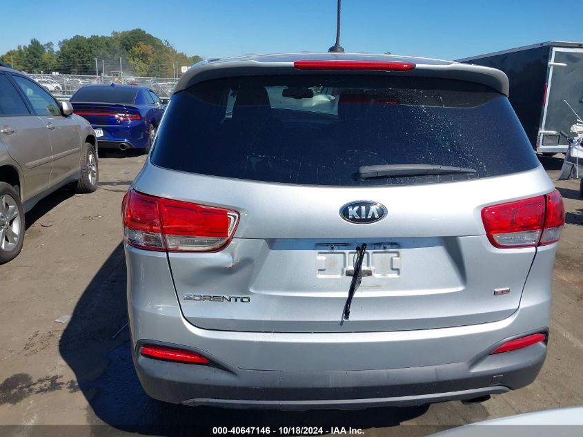 2017 Kia Sorento 2.4L L VIN: 5XYPG4A31HG188611 Lot: 40647146