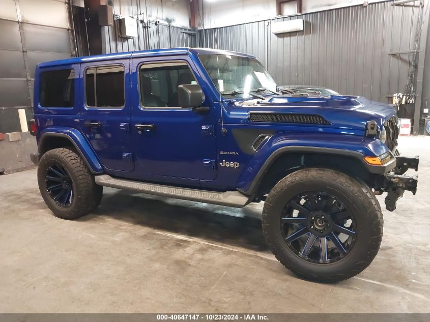 2019 Jeep Wrangler Unlimited Sahara VIN: 1C4HJXEG2KW599935 Lot: 40647147