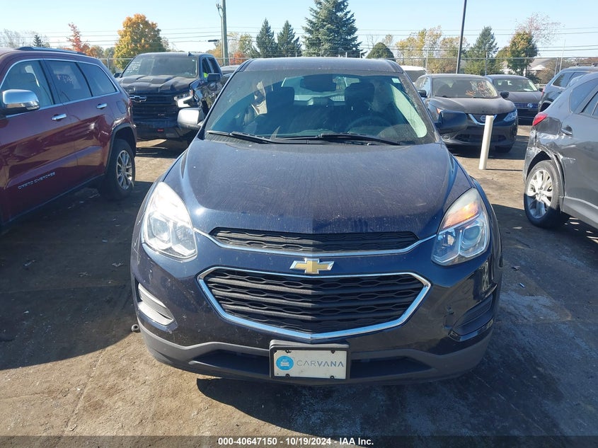 VIN 2GNALBEK4H1602909 2017 CHEVROLET EQUINOX LS