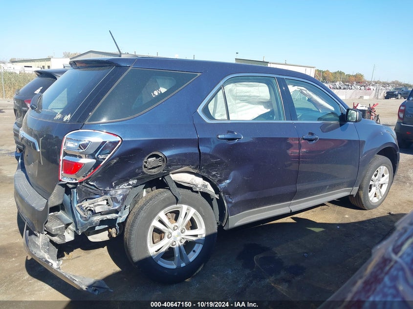 VIN 2GNALBEK4H1602909 2017 CHEVROLET EQUINOX LS