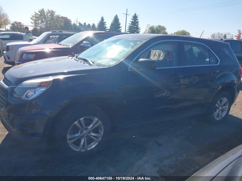 VIN 2GNALBEK4H1602909 2017 CHEVROLET EQUINOX LS