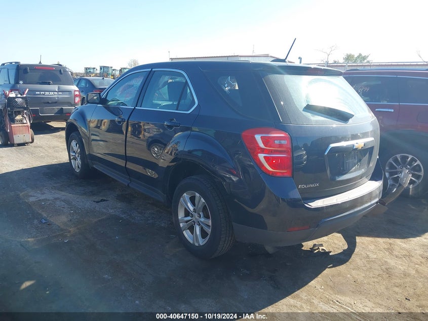 VIN 2GNALBEK4H1602909 2017 CHEVROLET EQUINOX LS