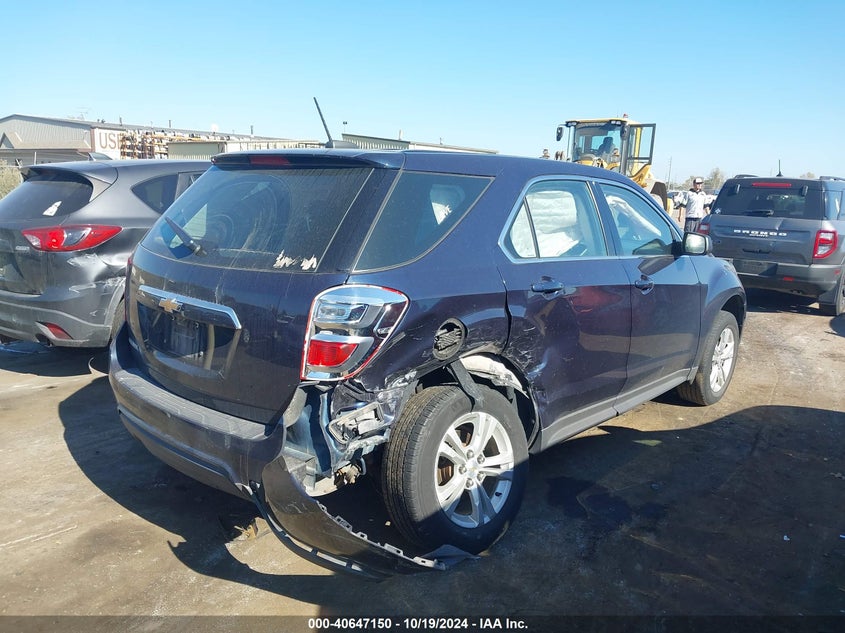 VIN 2GNALBEK4H1602909 2017 CHEVROLET EQUINOX LS
