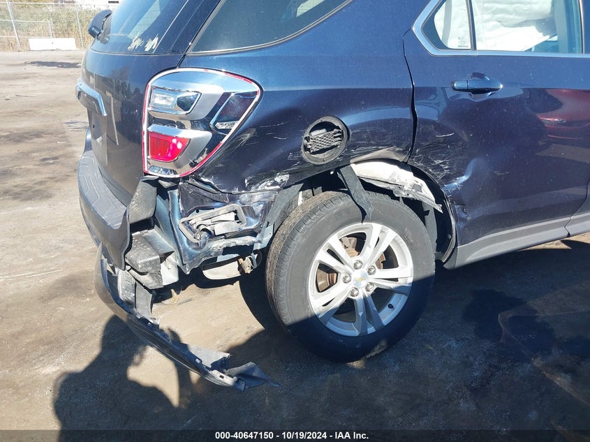 VIN 2GNALBEK4H1602909 2017 CHEVROLET EQUINOX LS