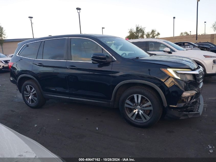 2017 Honda Pilot Ex-L VIN: 5FNYF5H59HB030562 Lot: 40647162