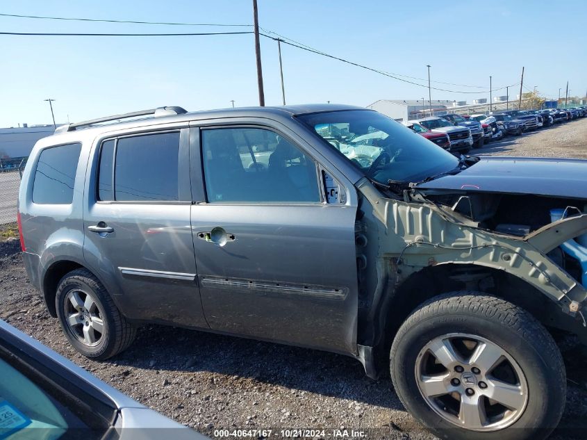 2011 Honda Pilot Ex-L VIN: 5FNYF4H52BB030419 Lot: 40647167