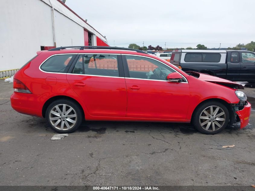 2012 Volkswagen Jetta Sportwagen 2.5L Se VIN: 3VWPP7AJ4CM623985 Lot: 40647171